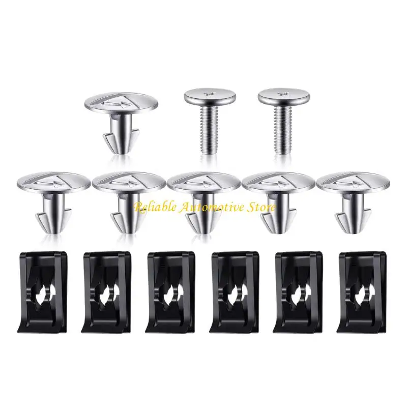 M68B Lower Engine Cover Bolt Pin Screws Metal Bolt Screw Clips for 90674TY2A01
