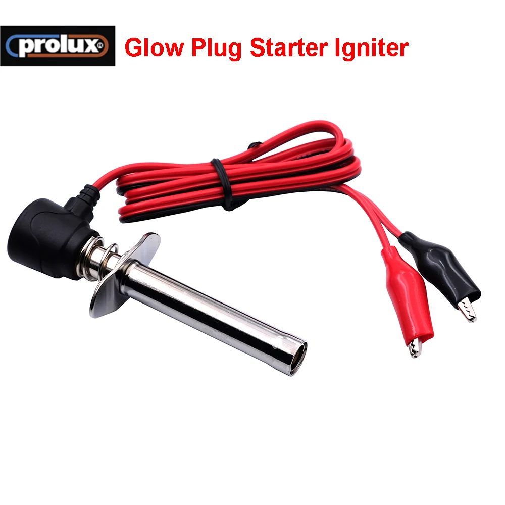 Prolux Plastic Locking Socket  Banana Plug Or Alligator Clip Glow Plug Starter Ignite For RC Car Model