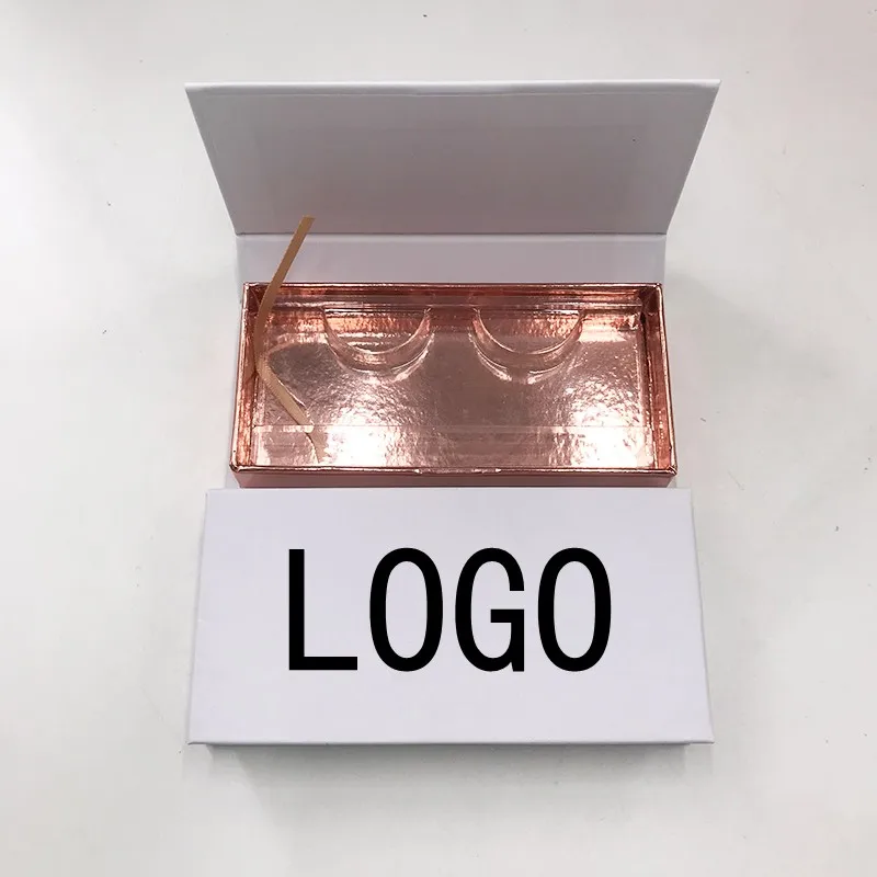 Wholesale Eyelash Packaging Box Transparent Custom Private Logo Fees Extra Shipping Fees