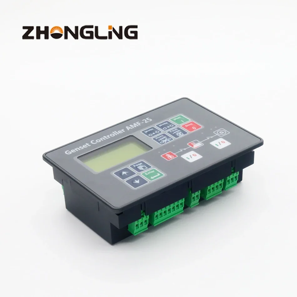 AMF 25 Multi-Language Generator Synchronizing Controller for Diesel Generator and Genset Control Box