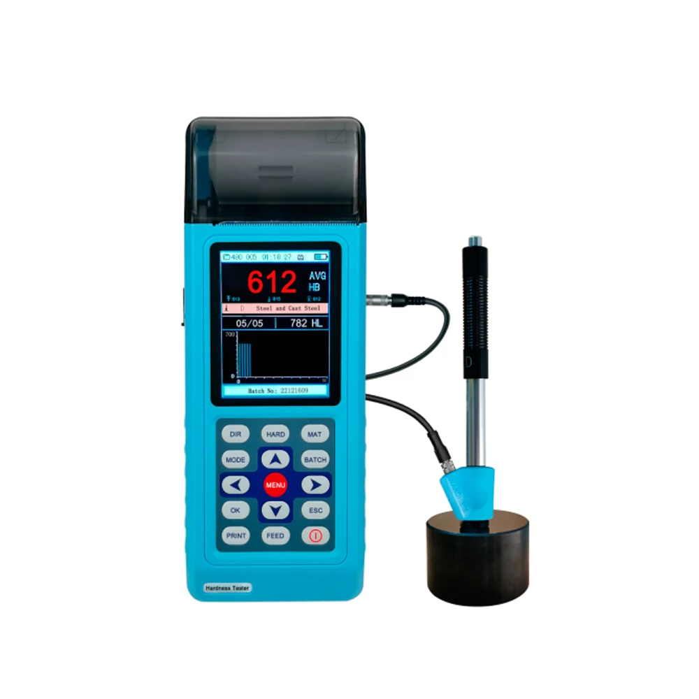 LH1800 Digital Portable Leeb Hardness Tester D-type Impact Device with Printer HLD(170~960) Metal Hardness Meter