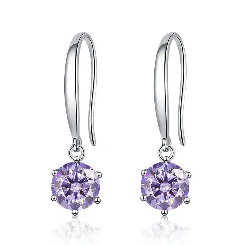 JoiasHome Tropfenohrringe aus 925er-Sterlingsilber, 0,5 Karat, funkelnder Moissanit, für Damen, klassischer edler Schmuck, besteht den Diamanttest – Detail 21