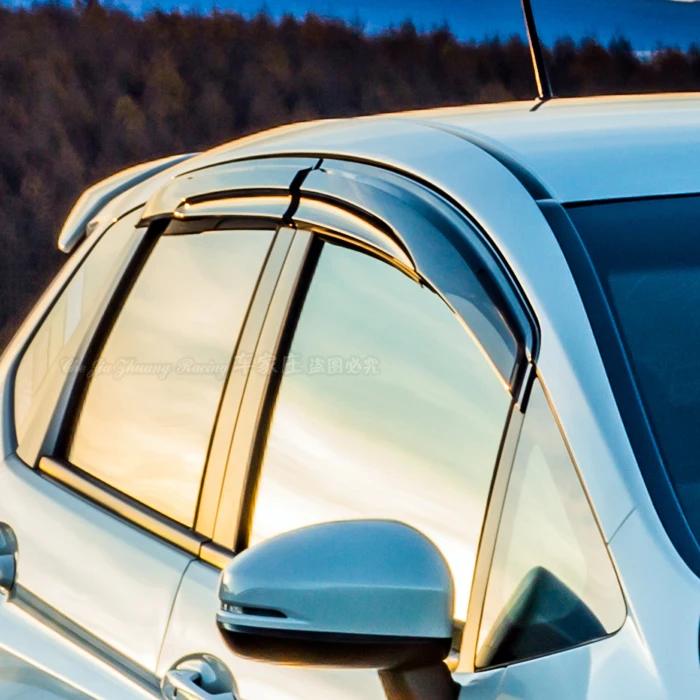 Akrylowy deflektor szyby bocznej PMMA Osłona przeciwdeszczowa Osłona przeciwdeszczowa Pasuje do 2003-2020 Honda FIT3 GK5 JAZZ MUGEN