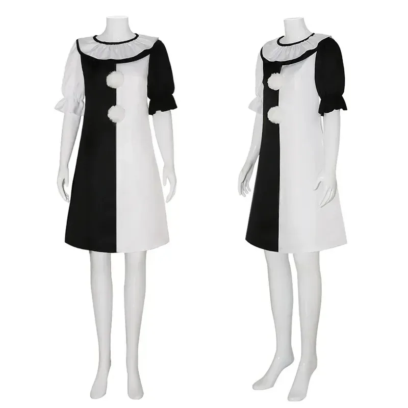 

Terrifier Clown Art Clown Cosplay Costume Men's Jumpsuit Women's Role Play Fantasy Dress Up Halloween X;2,F;5.N;