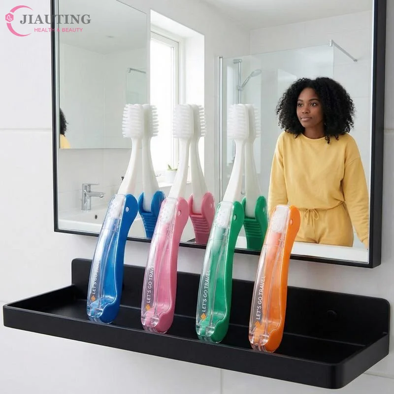 

Складная гигиеническая портативная одноразовая зубная щетка для путешествий и кемпинга с мягкой щетиной, инструмент для чистки зубов, складная зубная щетка