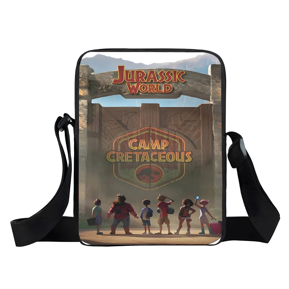 

Boy Girls Movie J-jurassic W-worlds Printed Shoulder Messenger Bag Child Casual Handbag Men Women Phone Bag Shopping Bag