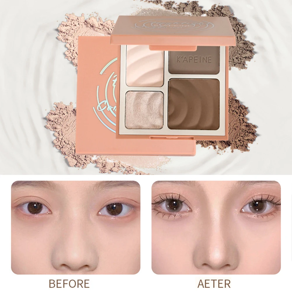 Evidenziatore opaco bronzer Contour Palette Makeup Waterproof stereoscopico Nose Shadow Brighten Face Contouring Powder Cosmetics