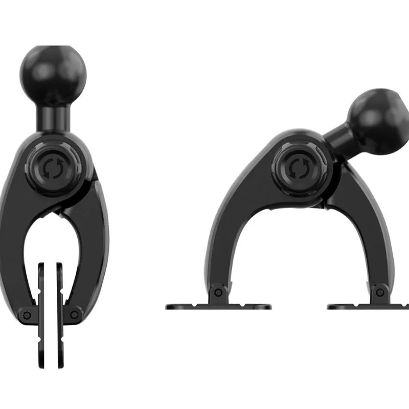Universal Dual Klebe Basis 17mm Kugelkopf Halter Basis Fit Für Auto Gebogene Oberflächen Dashboard Magnetische Schwerkraft Telefon stehen – Detail 5