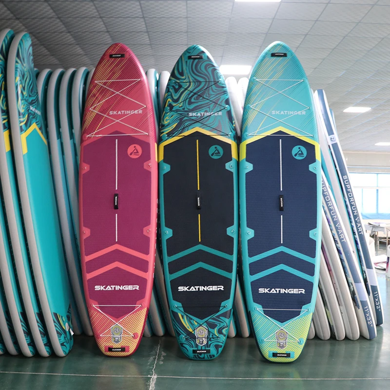 2025 Oem مصنع قطرة غرزة تصفح نفخ مجداف وقوف مجلس التجديف لوح التزلج سوب باديل supboard للرياضات المائية