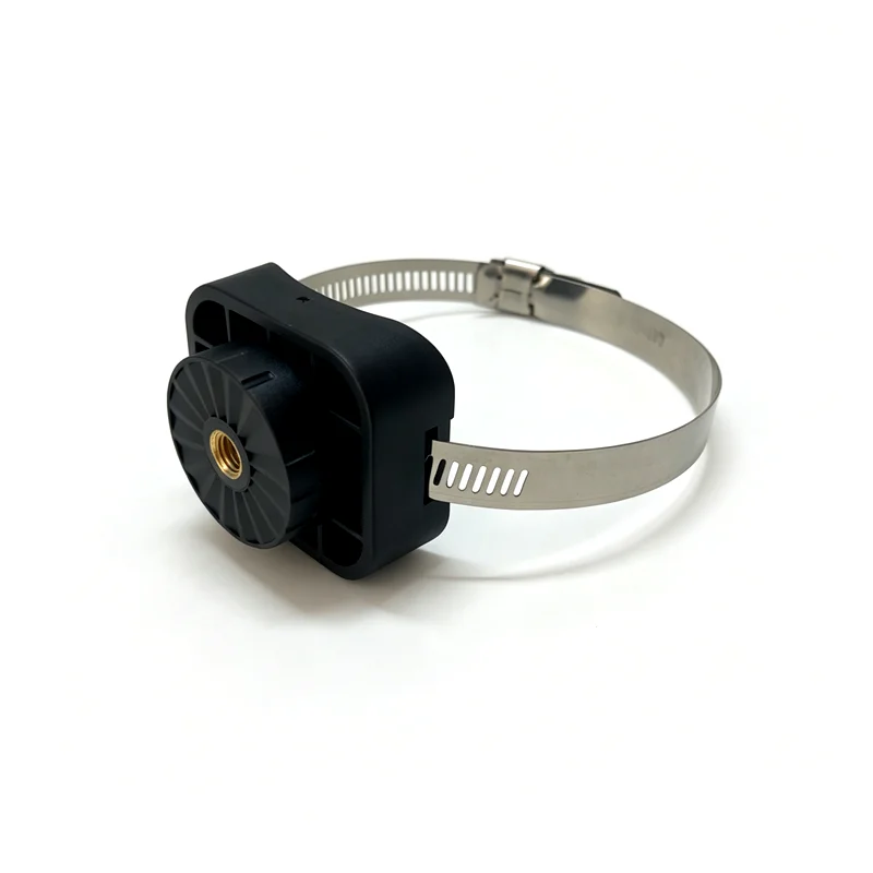 Multi mode real-time sonar bracket suitable for Garmin Livescope LVS34, stainless steel clamp connector