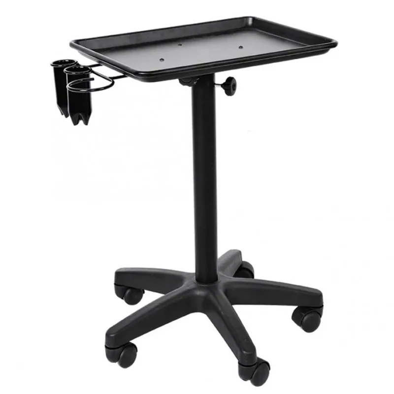 

Aluminum salon trolley Hair tool tray Adjustable height trolley strap, salon shop trolley