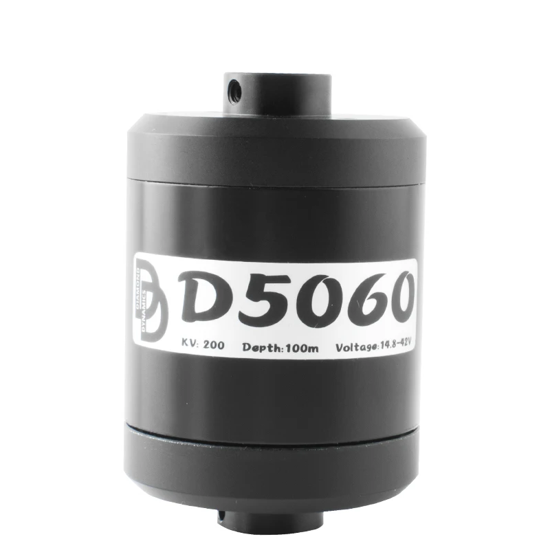 DD 5060, 200KV, 14.9-42V, 600W, Brushless Motor, Waterproof, Underwater 200m, For ROV, Unmanned Ship, Underwater