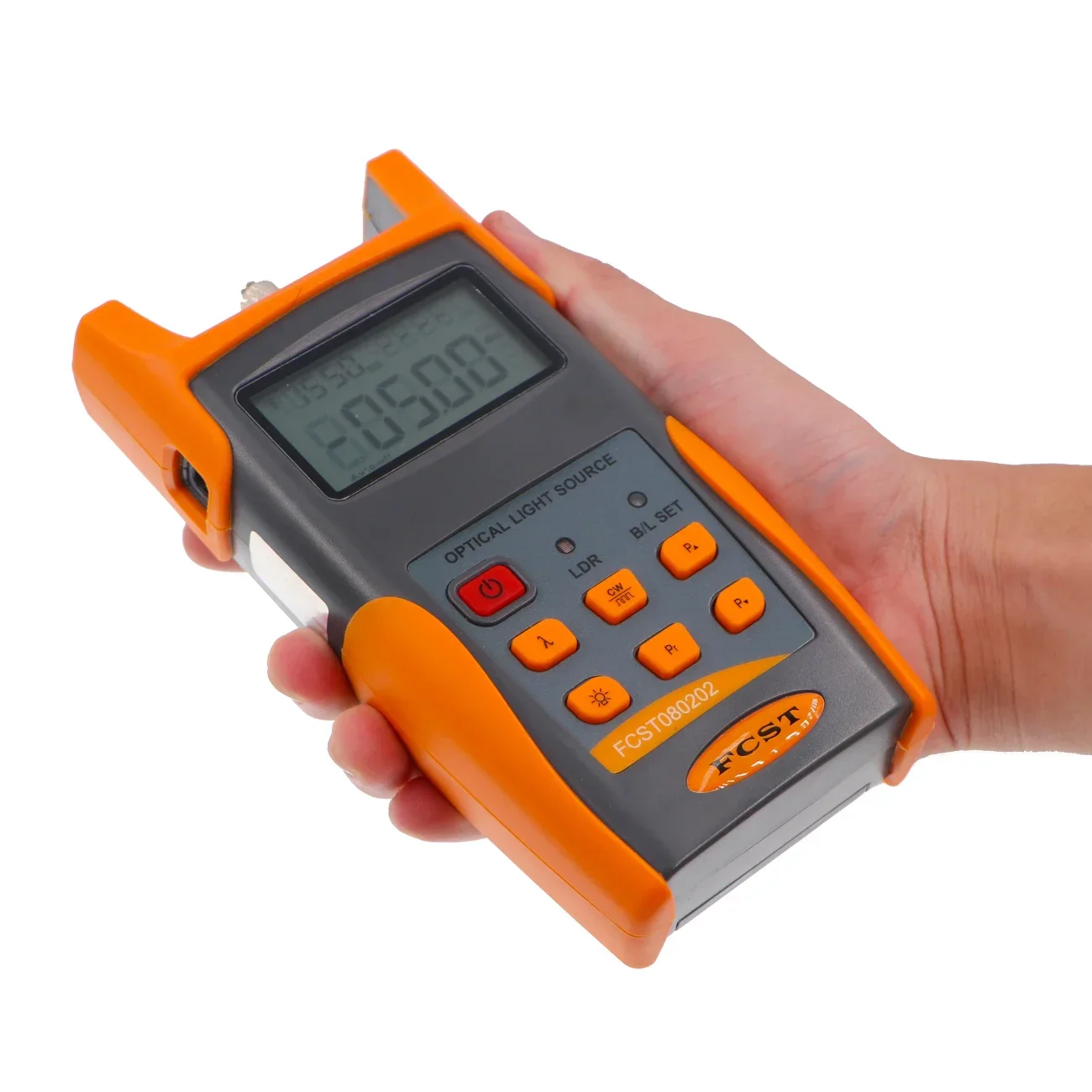 

2025/FCST080202 Портативный измерительный прибор для оптоволокна SM/MM, источник света для тестирования и обслуживания сетей FTTH, FTTX, FTTB