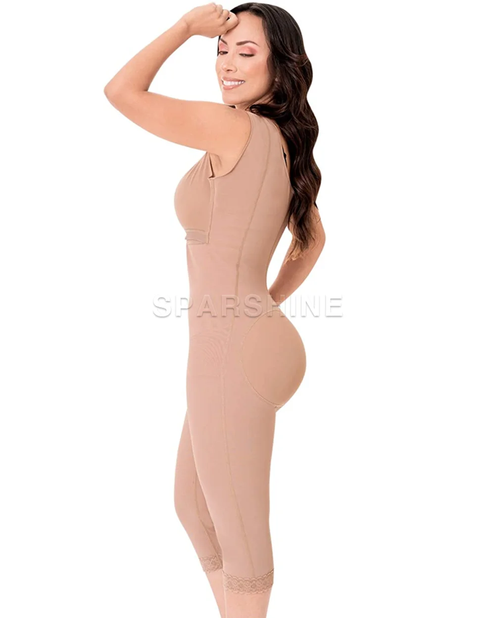 Hook & Eye Tummy Control Butt Lifting Slimming Busty One-Piece Shapewear Postoperative Faja Colombian Reducing And Shapers