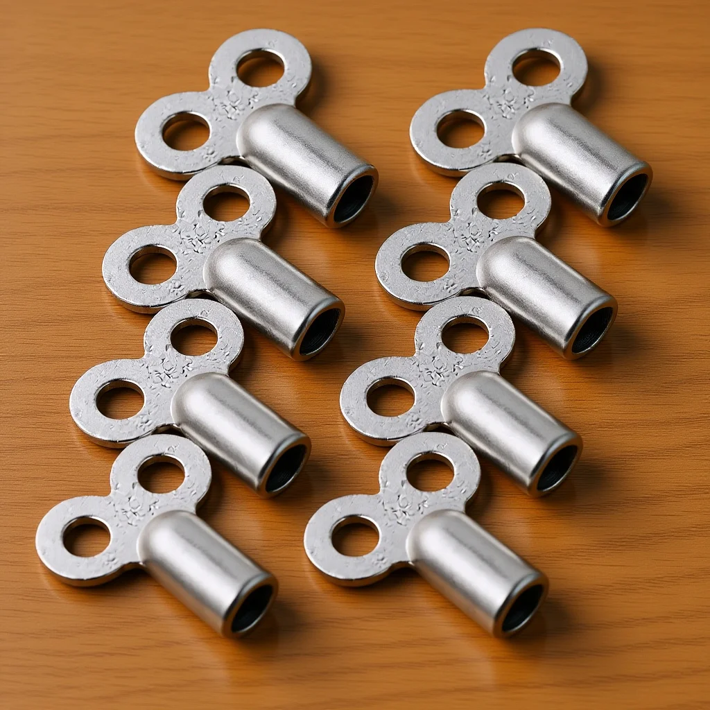 

8Pcs Radiator Keys Zinc Alloy Lightweight Universal Square Socket Radiator Air Vent Bleed Valve Keys Plumber Utility Tool