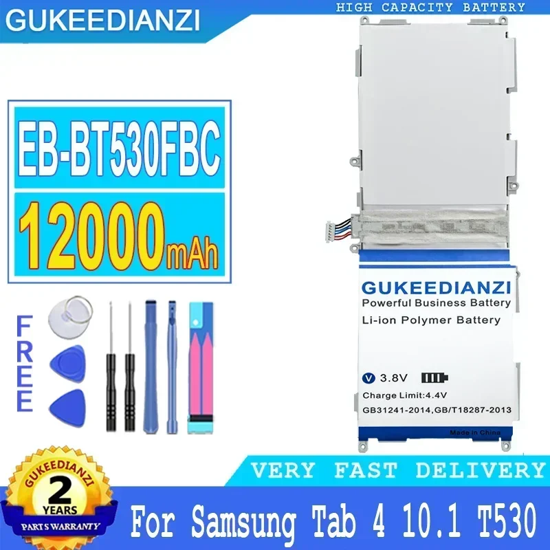 

EB-BT530FBC 12000 мАч сменная батарея для Samsung Galaxy Tab4 Tab 4 SM-T530 T533 T535 T531 T535 T537, портативная батарея