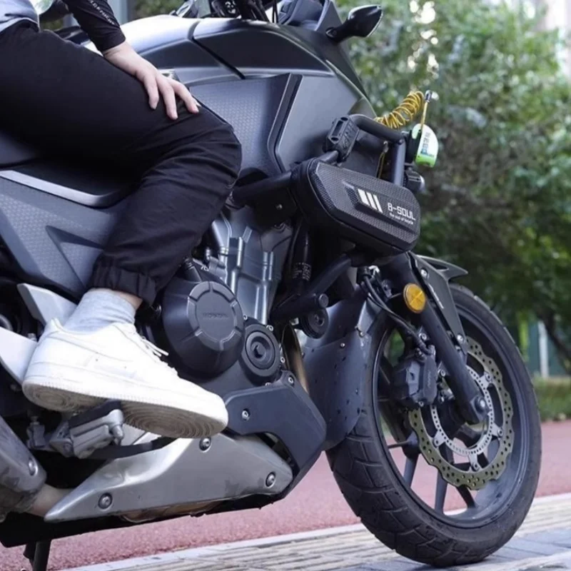 Motorcycle Side Bag Large Capacity Motorcycle Side Pocket Multifunctional Electric Bicycle Hanging Bag for Universal Motorcycle