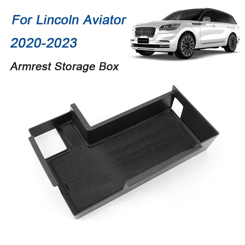 

For Lincoln Aviator 2020-2023 Inner Armrest Console Central Storage Box