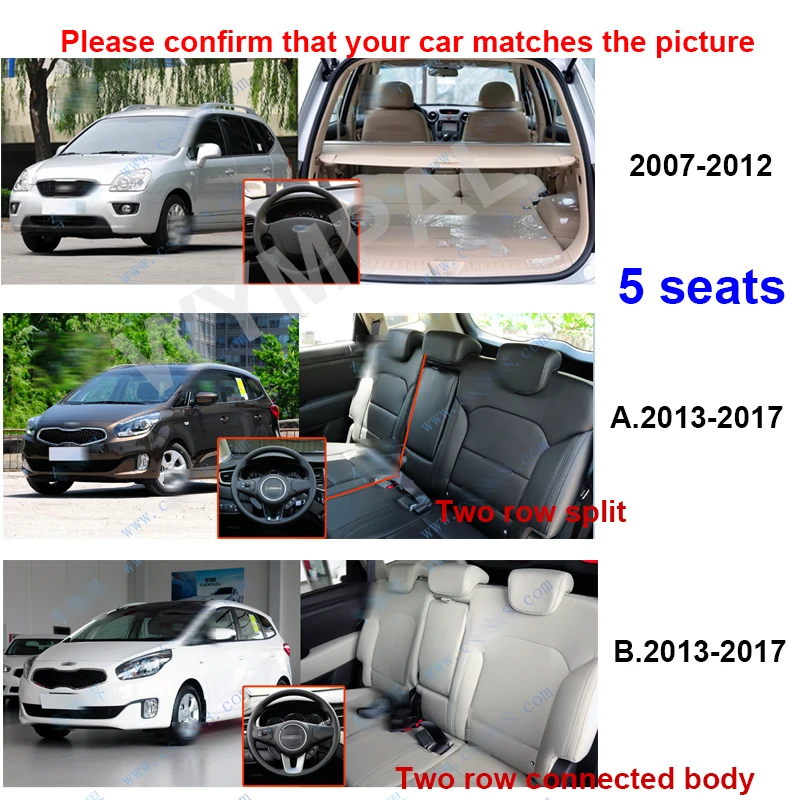 Auto podlaha rohože pro kia nový carens （FIVE SEAT）2007~2017 2007 2008 2009 2010 2011 2012 2013 2014 2005 2016 2017 auto příslušenství