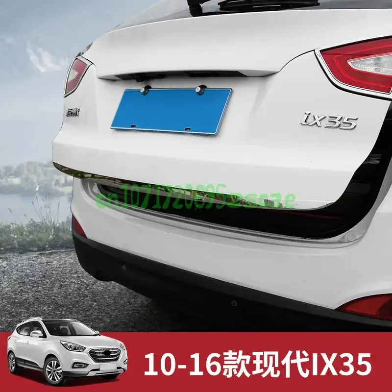 

Для Hyundai IX35 2010-2013 2014 2015 2016 2017, задняя крышка багажника, накладка на багажник, декоративная полоса, автомобильные аксессуары