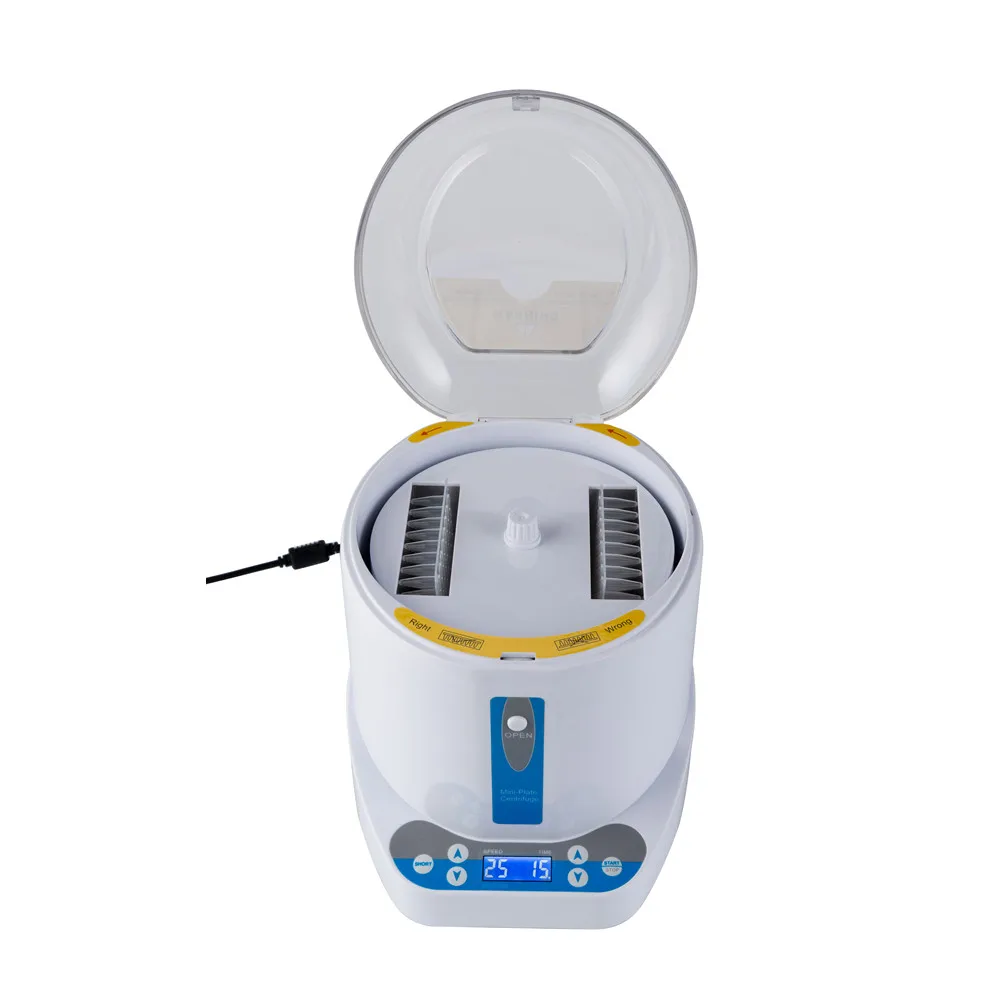 LanyuxuanHAIJU LAB ELISA Kits 96-Well 3000 Rpm Microplate Mini Centrifuge PCR Test Machine المستخدمة في PCR Laboratory Separation Mac