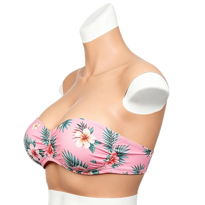 Silicone Breast Silicone Fake Chest Realistic Chest Shape Is Suitable for Role-Playing As A Drag Queen, Cross Dressing, CDEG Cup