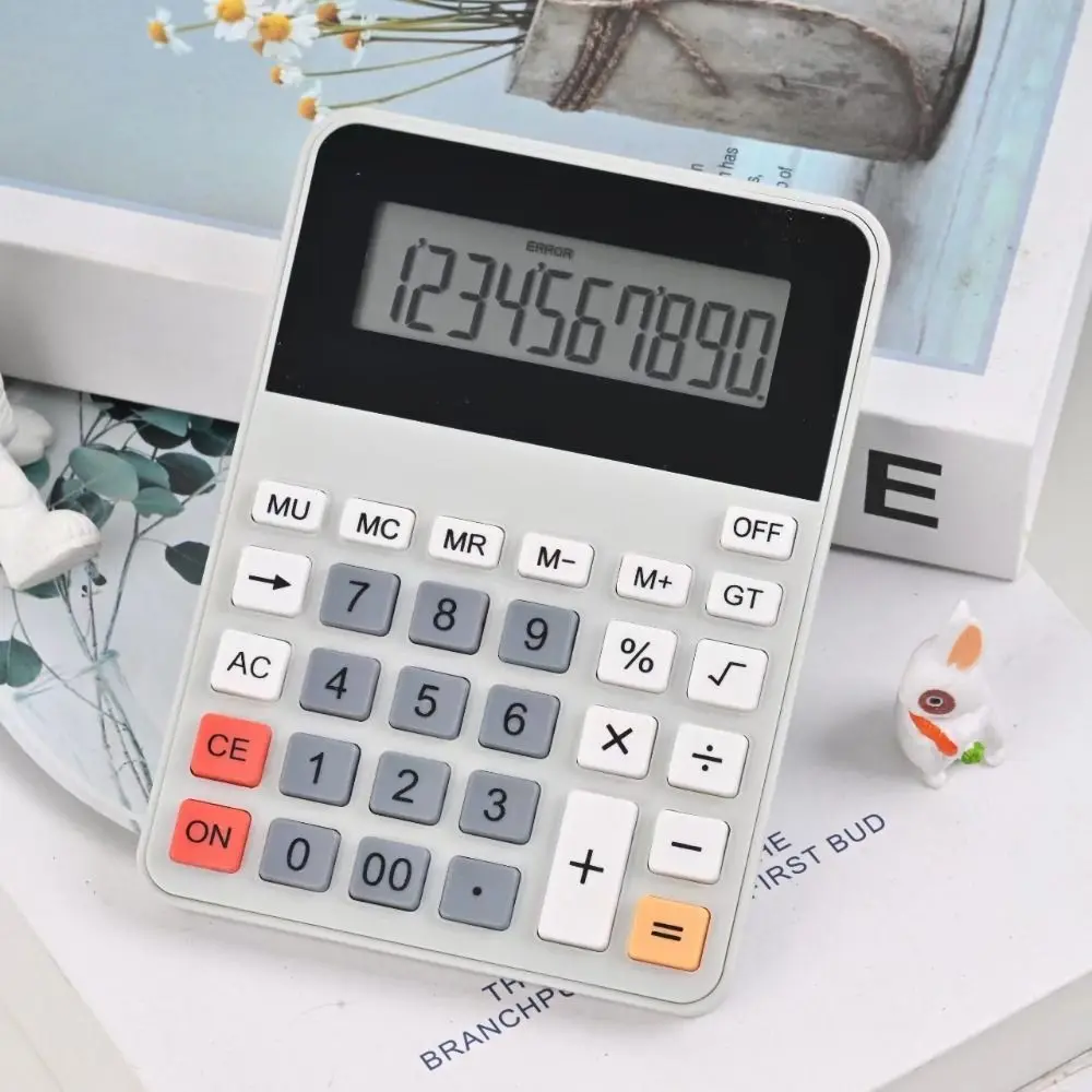 Multifunctional 12 Digits Calculator Large Screen Display Battery Powered Financial Accounter Calculator Easy To Use Portable