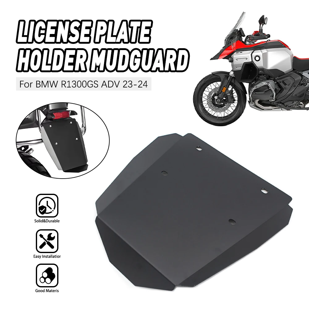 

For BMW R1300GS 2023 2024 2025 R1300GS Adventure R1300 GS ADV 2023-2025 Motorcycle Rear Splash Guard Number Plate Splash Guard