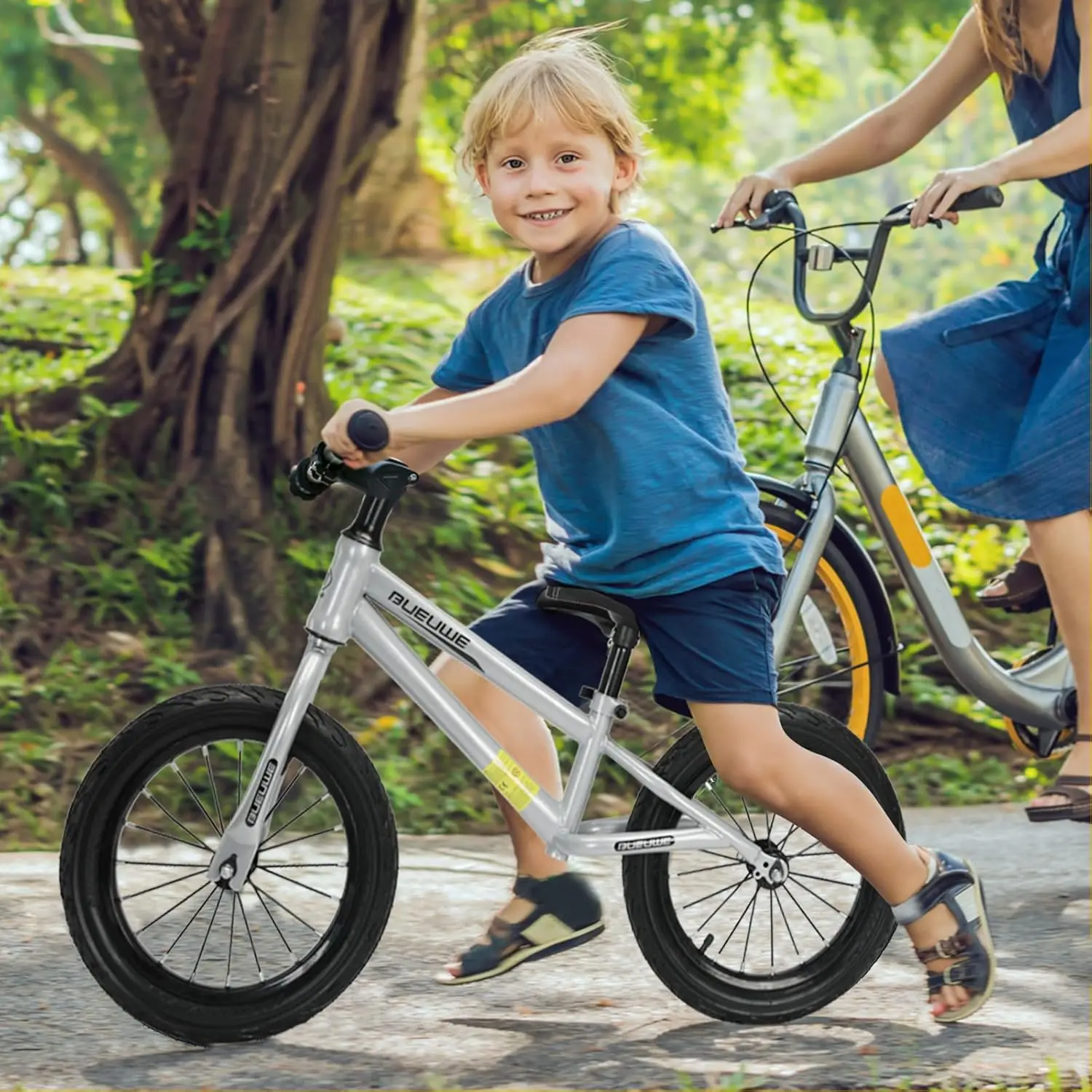 16 Inch Loopfiets Voor Grote Kinderen Van 4-8 Jaar Oud Jongens En Meisjes, Geen Pedaal Sport Training Fiets, Verstelbare Stoel Pneumatisch