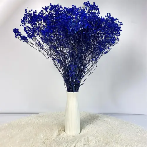 80g Mix Gypsophila Baby Breath Dried Flower Bouquet Boho Wedding Photo Prop Decoration Preserved Gypsophile Home Room Vase Decor - Image 9