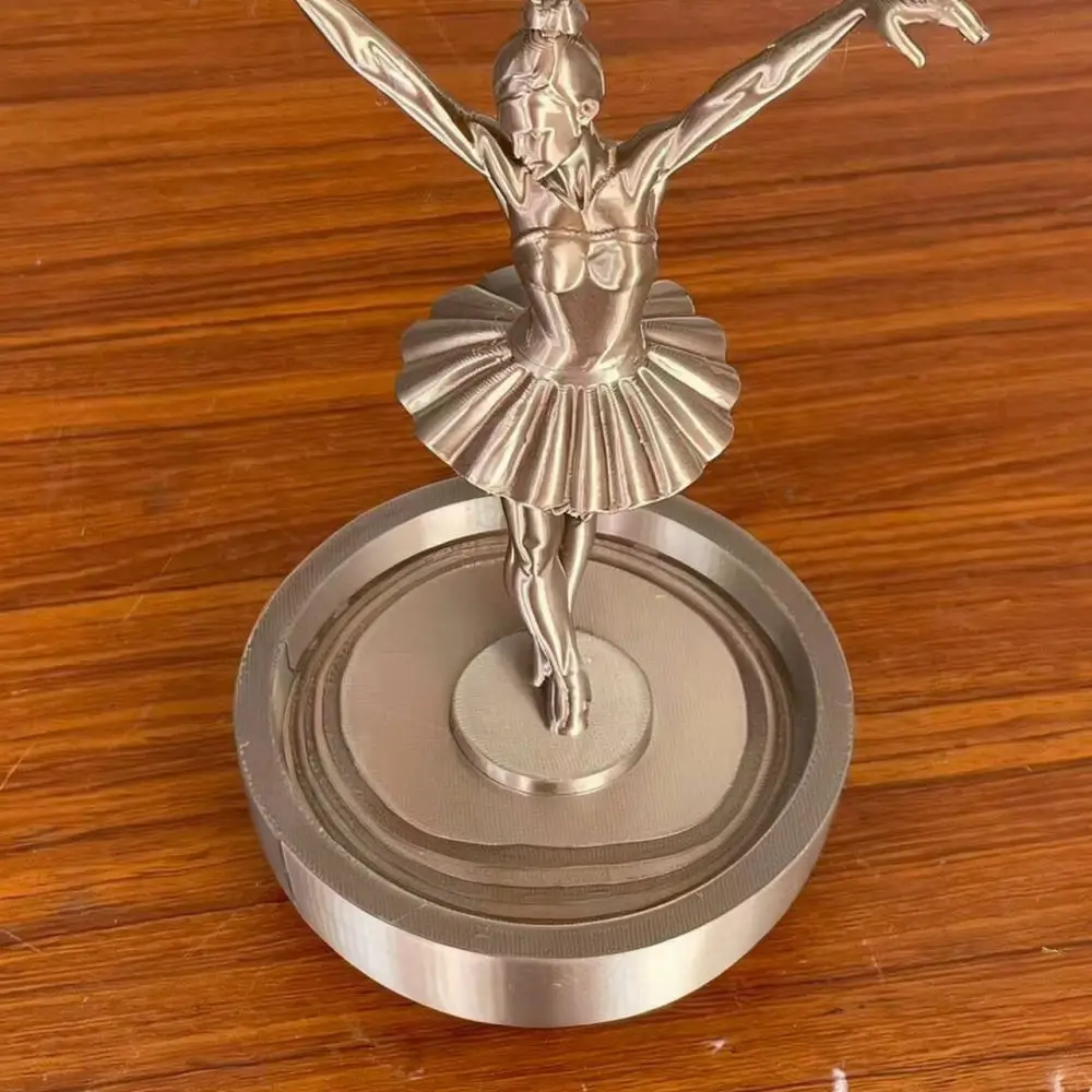 Ballerina Desk Waterfall Fountain 3D Printed Eco Friendly Decoration Zen Ornament For Home Interior Workspace