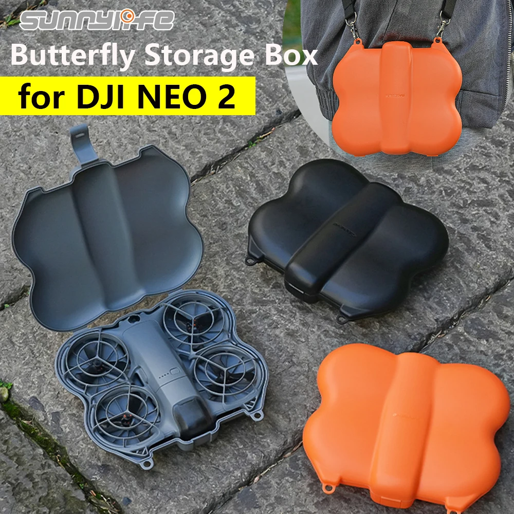 

Sunnylife For DJI Neo 2 Protective Carrying Case Butterfly Storage Box Drop-proof Portable Dust-proof Storage Bag Drone Parts