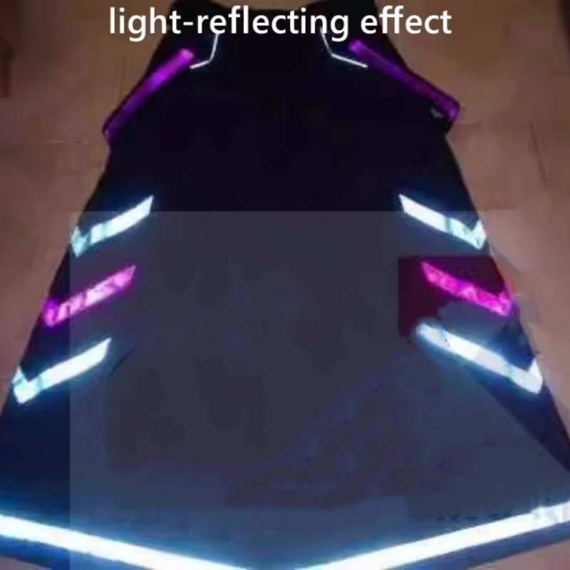 

Shuffle Phat Pants Ghost Walk Special Pattern Reflective Pants Luminous Dancing Trousers Street Cool New Fashion 2024