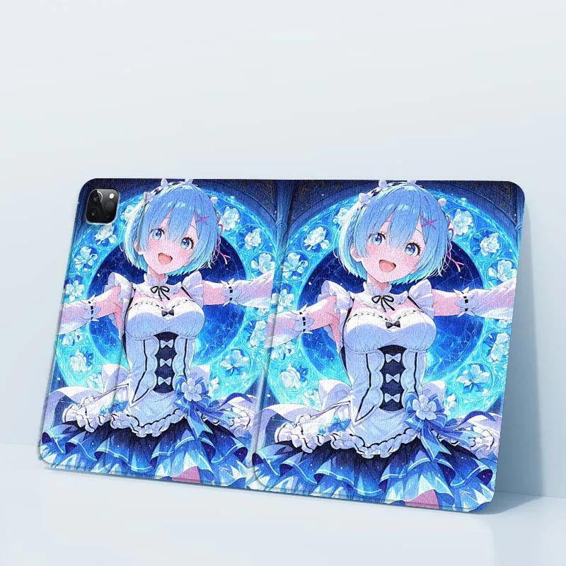 

R-Re Z-ZEROS Girl Cute For iPad Pro Air Mini 1 2 3 4 5 6 7 7th 8th 9th 10th 11th 10.2 9.7 10.5 10.9 11 12.9 Tablet Case