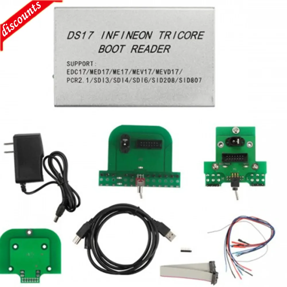 ECU Programmer DS17 Infin-eon Tricore Boot Reader For EDC17/MED17/ME17/MEV17/MEVD17/PCF2.1/SD13/SD14/SD16/SID208/SID807