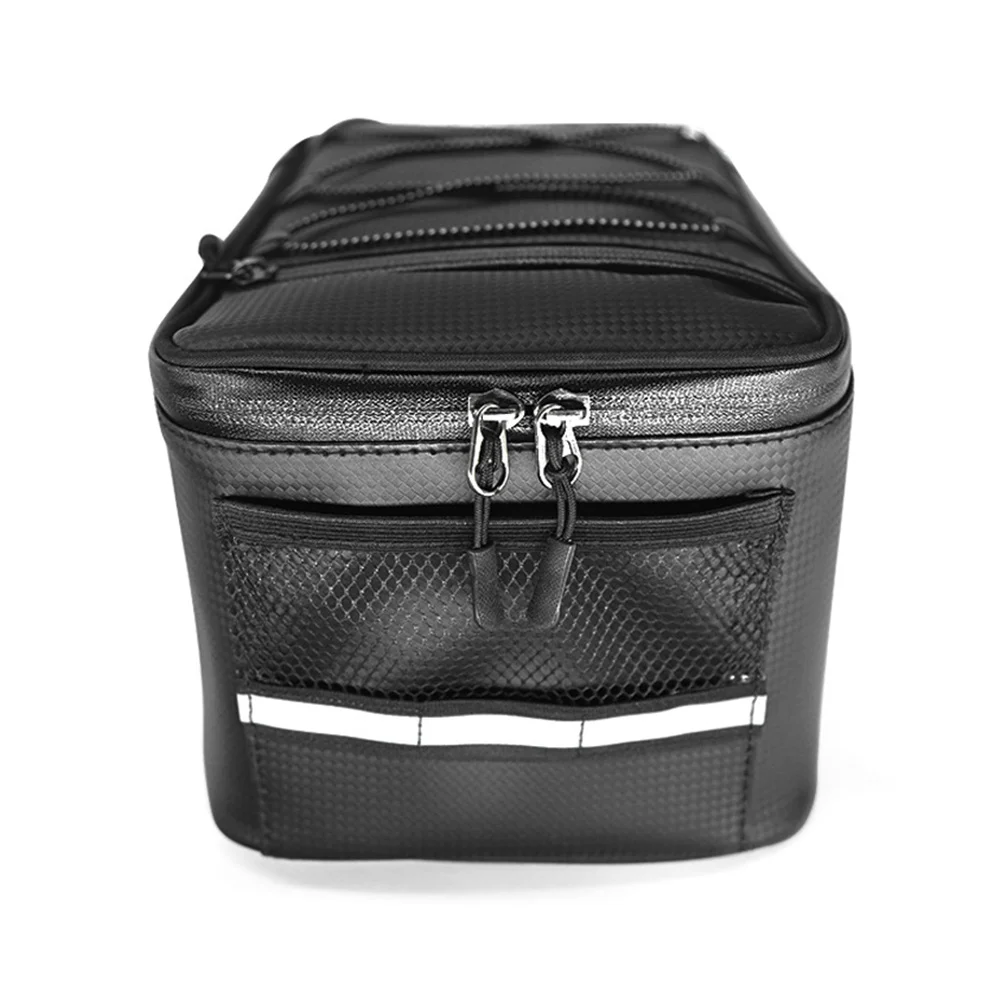 1Pcs Waterproof Tail Bag 9L Multi Functional PU Bike Trunk Bag Easy Install Rear Carrier for Bicycle Motorcycle Ride