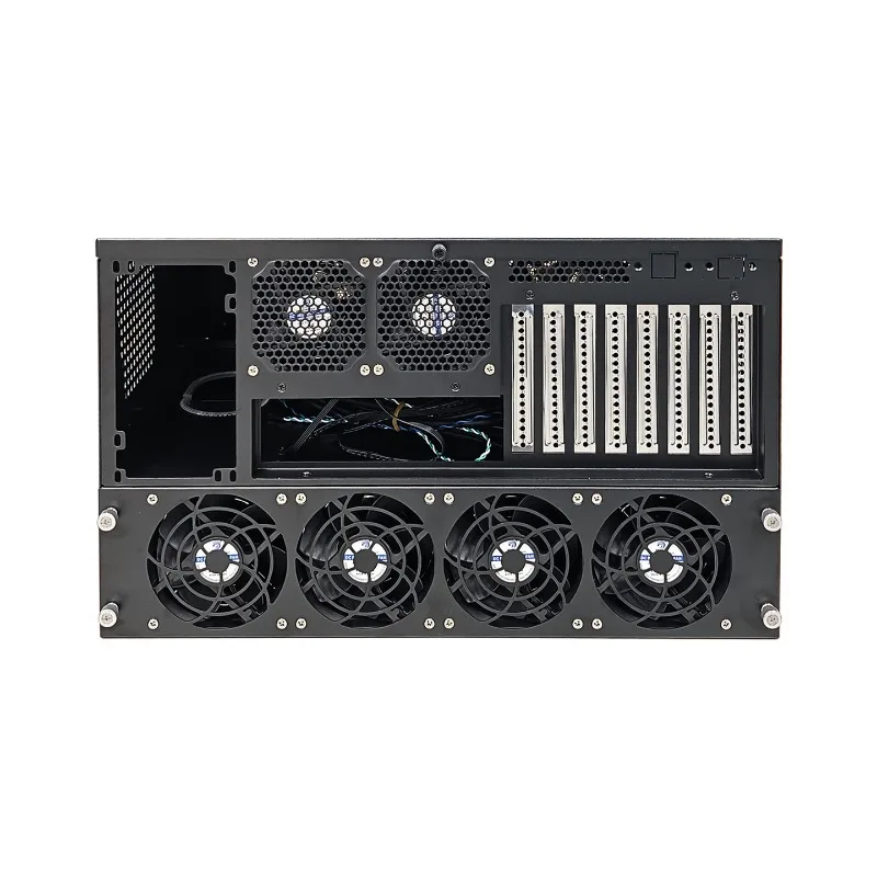 12 Bay Hot Swap Server Chassis, Support ATX Motherboard NAS Storage Case for Network Data Industrial PC Control 1pcs