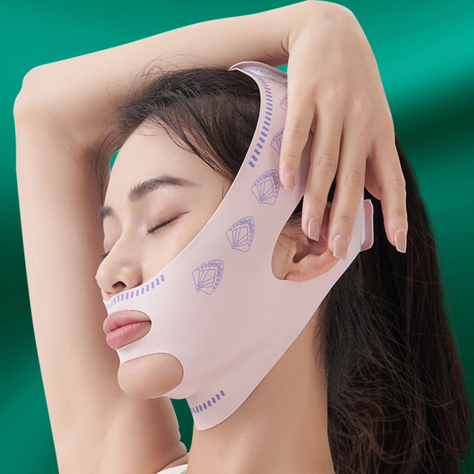 Breathable V Face Band Cheek Lift Up Face Thin Mask Reduce Double Chin V-Line Shaping Bandage Anti Wrinkle Face Bandage