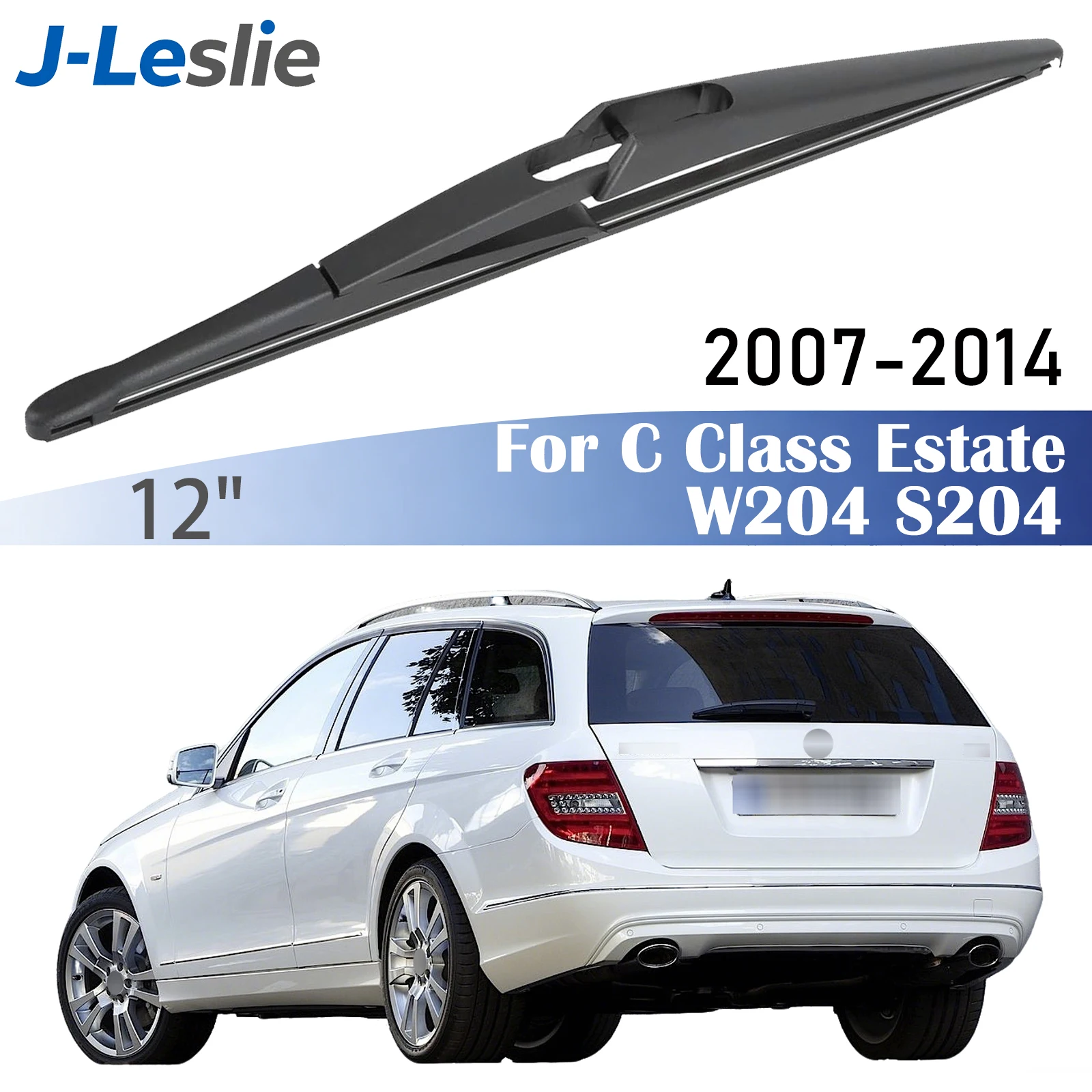 

12" Rear Wiper Blade For Mercedes Benz C Class Estate W204 S204 2007-2014 Windshield Windscreen Wipers Washer Rain Brushes