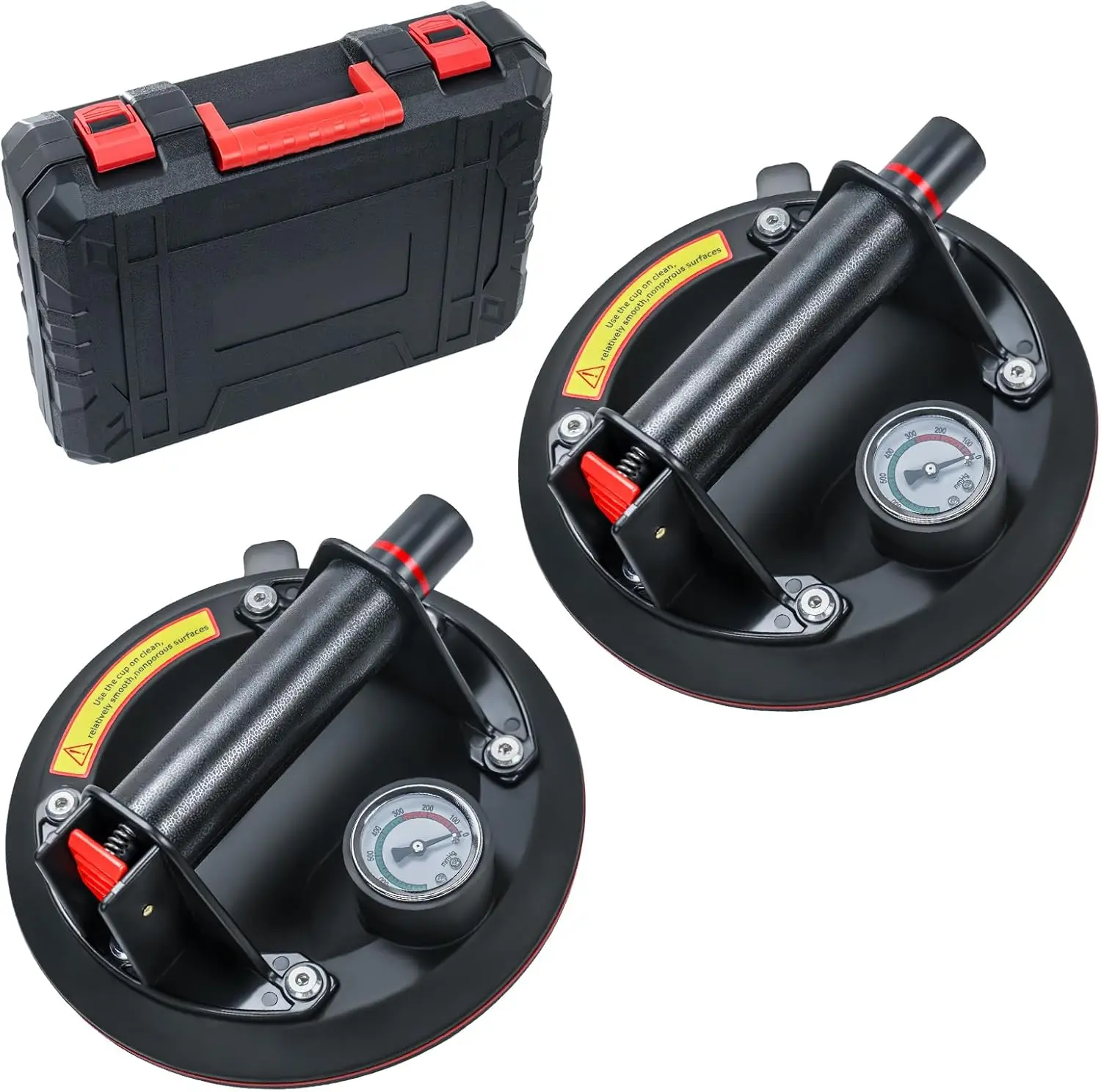 

Прочные присоски для стекла, 8 дюймов, максимальная нагрузка 960 фунтов, для подъема крупногабаритного стекла, плитки, мрамора