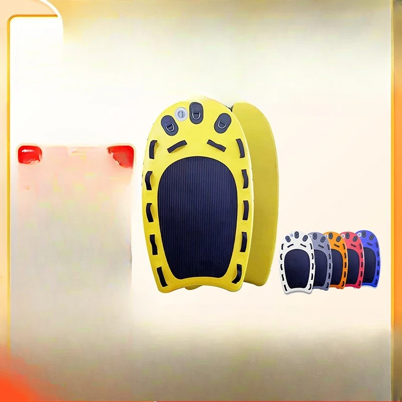 Snow and ice rescue flotation board, portable ice and water skateboard