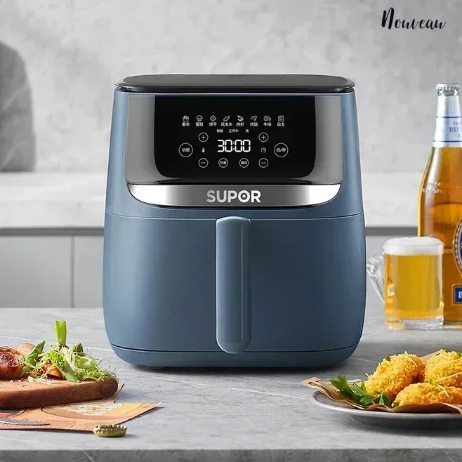 Smart Air Fryer New Oil-Free Smart Electric Fryer Household 6-liter Large Capacity Multi-Function French Fries Electric Fryer