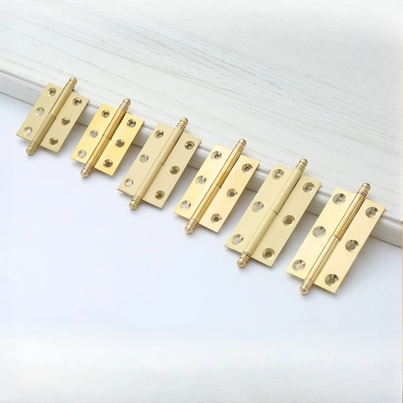 2-inch 2.5-inch 3-inch Brass Detachable Hinges Bathroom Door Facing Quick Release Hinges Kitchen Cabinet Door Hinges