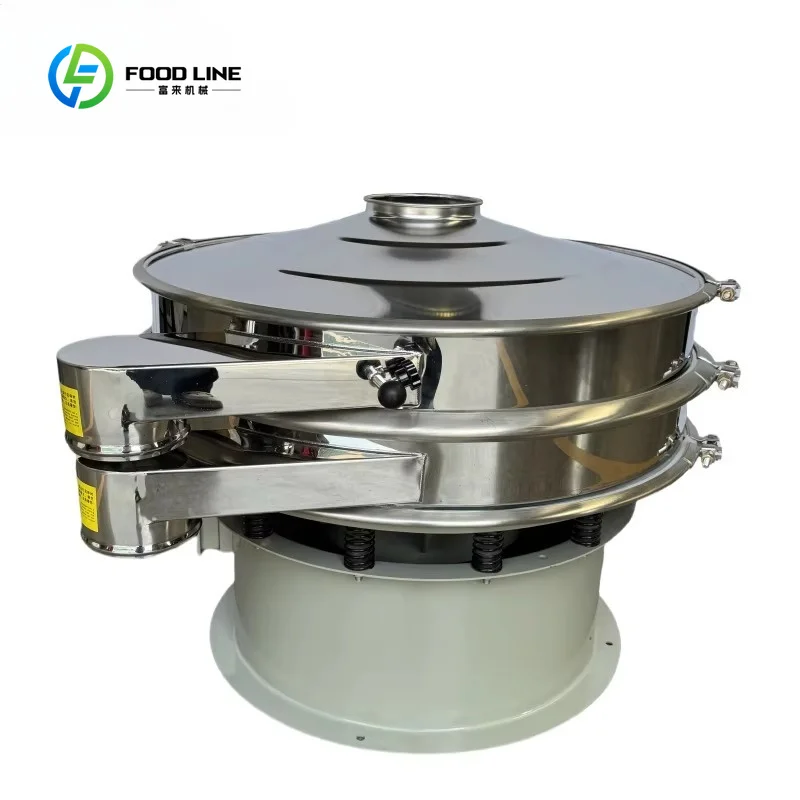 High-Precision Linear Steel Automatic Vibrating Screen for Food Processing Ore Powder Customizable Dimensions Vibrating Screen