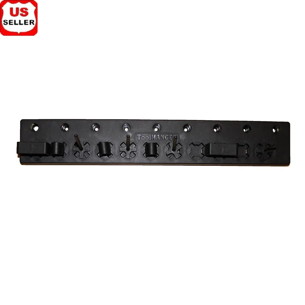 

Wall Mounted Grill Utensil Rack Kitchen Tool Hanger Adjustable Hooks Heavy Duty Storage Organizer Outdoor Indoor Use