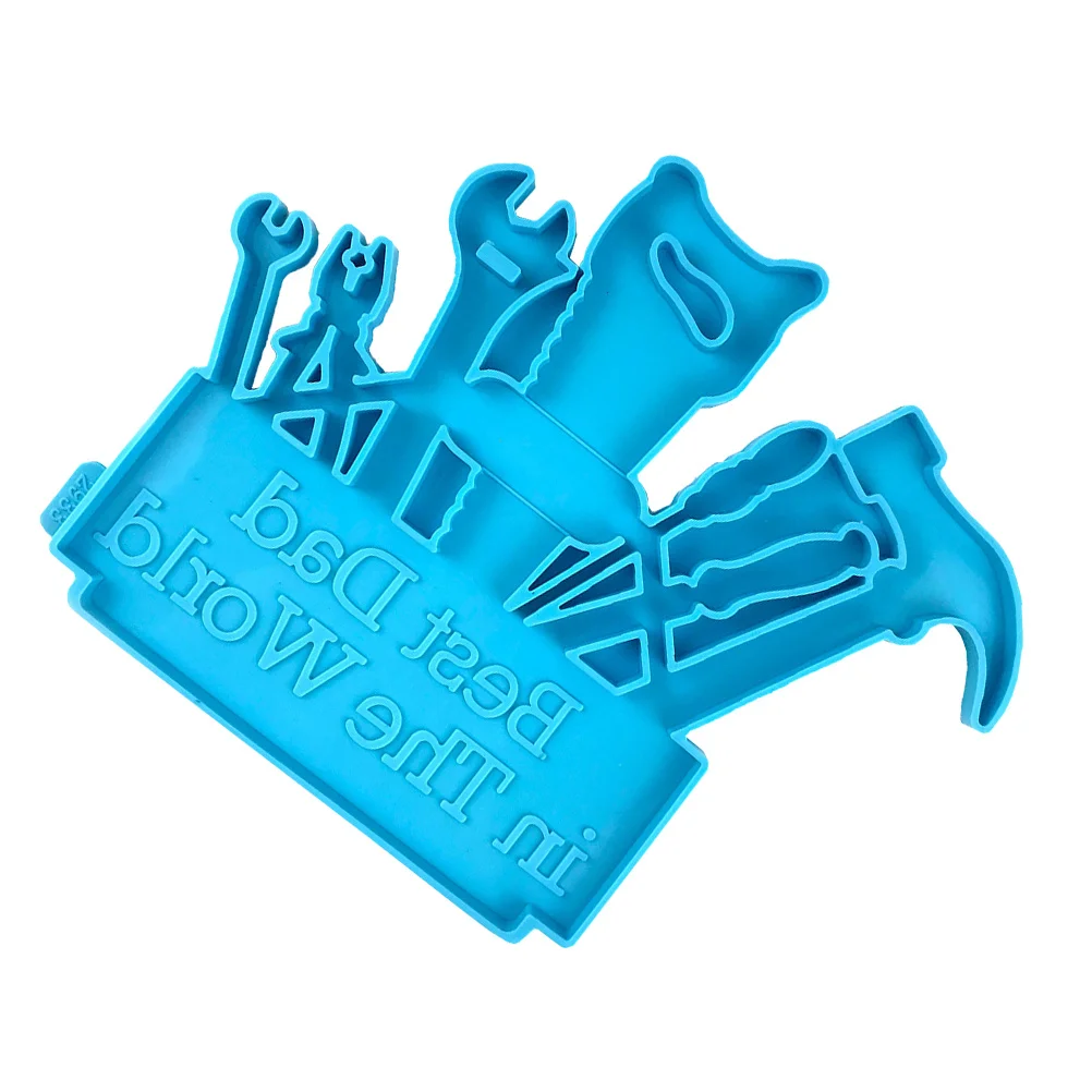 

Father'S Day Pendant Mold Silicone Resin Casting Diy Doorplate Hanging Decor Tool For Home Office Party Epoxy Craft Sculpting