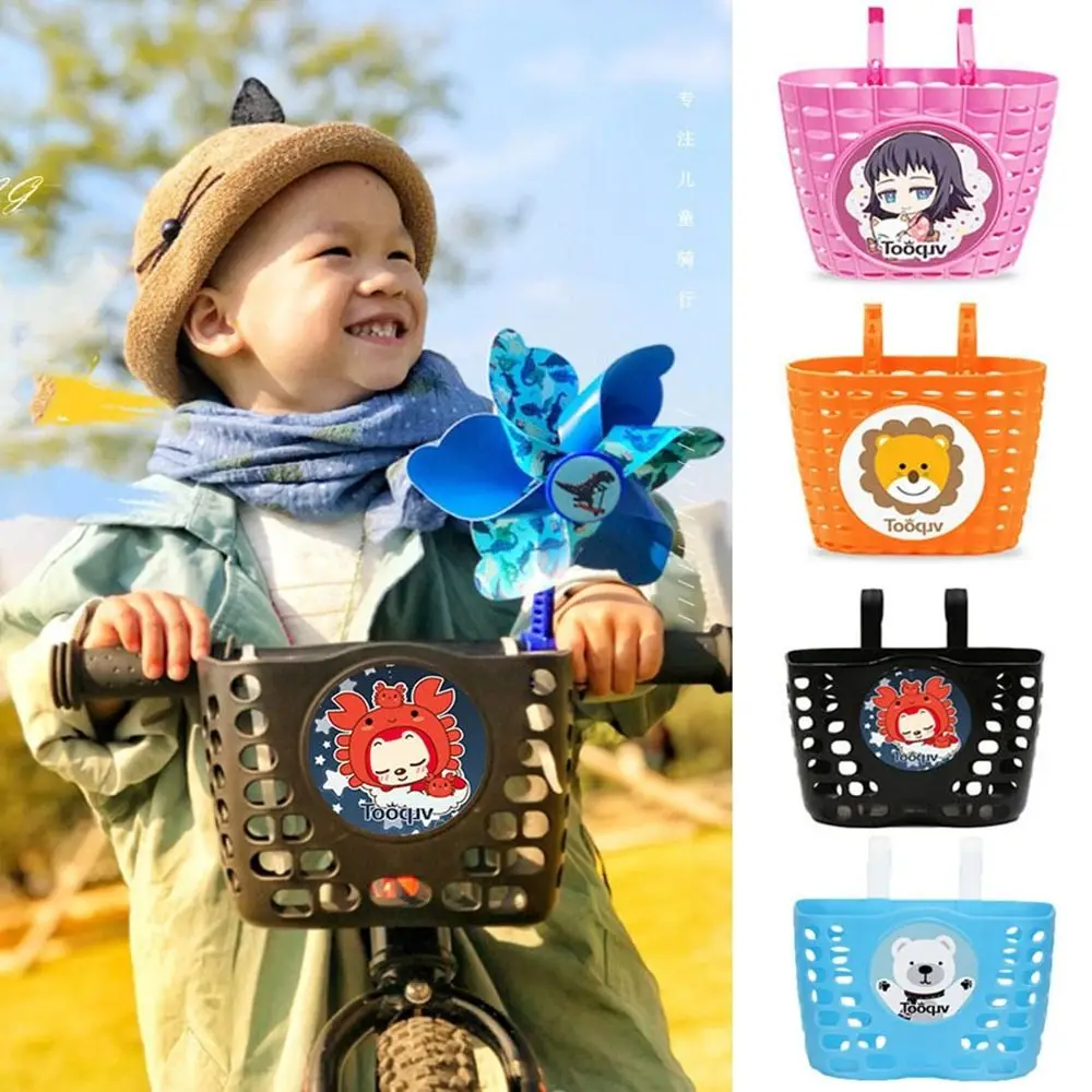 Cesta delantera bicicleta – Bolsa almacenaje niños accesorios ciclismo - imagen 5