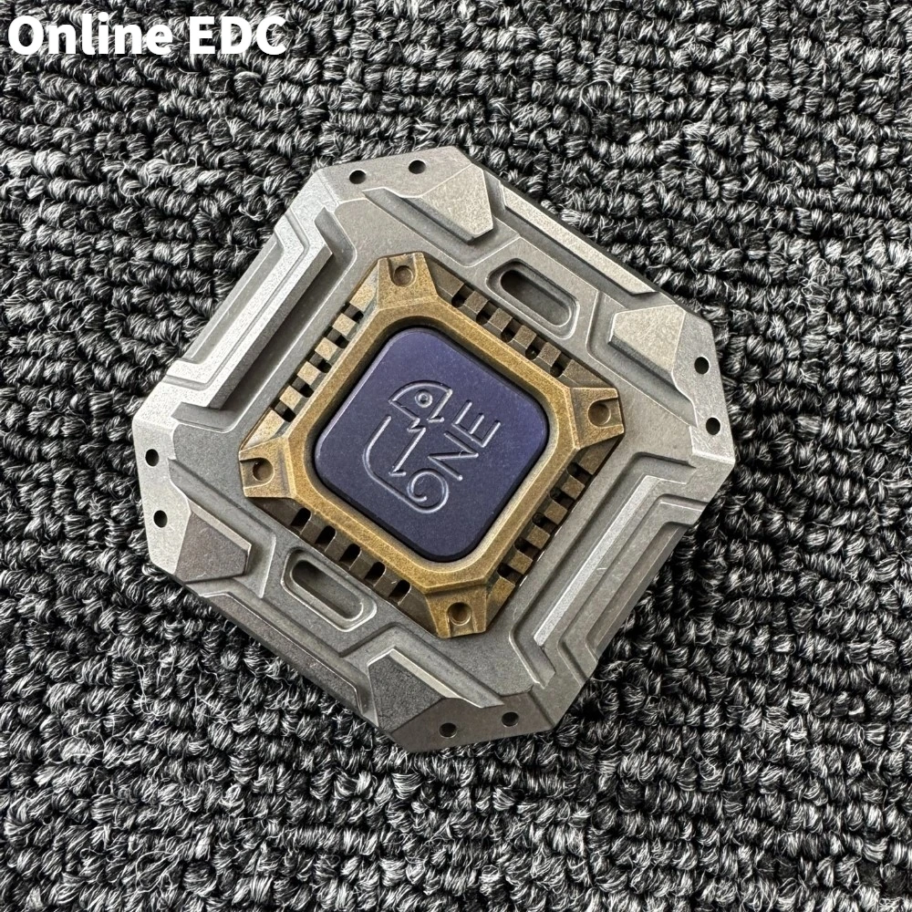 中古チタン製食肉食動物 EDC 収納ボックス マグネット フィジェット スライダー 不安解消ガジェット オリジナルデザイン