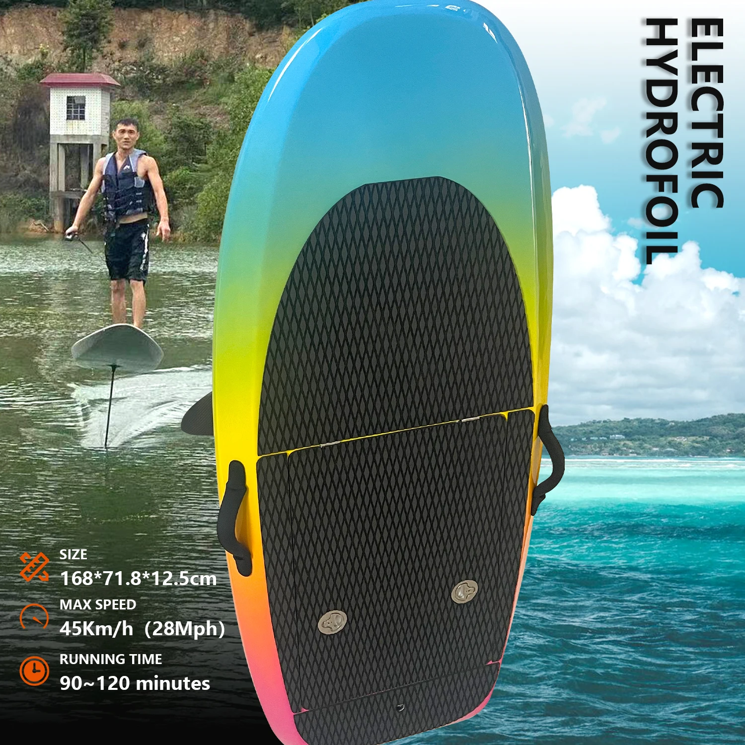 في الهواء الطلق تصفح البحر 600 - مراجعة Efoil Electric Hydrofoil Surfboard وسعره