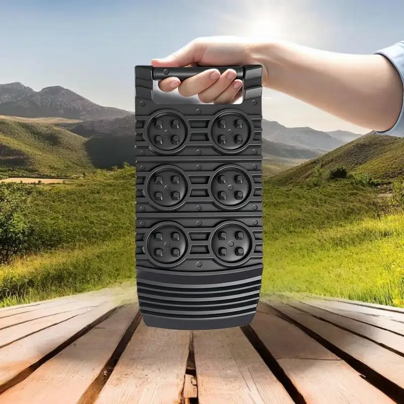 

1PC Auto Wheel Recovery Mat, Off-Road Snow Shovel Chain Ramps, Emergency Anti-Skid Tire Board Accessory